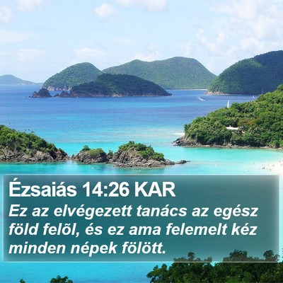 Ézsaiás 14:26 KAR Bible Verse Image
