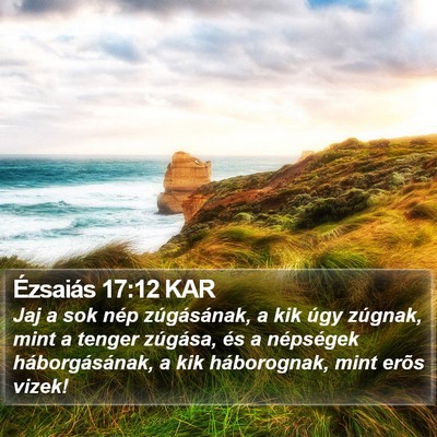 Ézsaiás 17:12 KAR Bible Verse Image