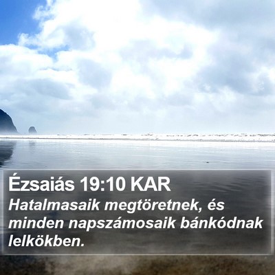 Ézsaiás 19:10 KAR Bible Verse Image