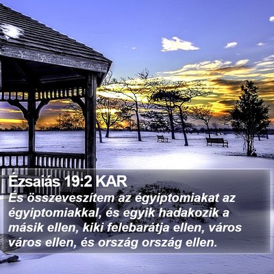 Ézsaiás 19:2 KAR Bible Verse Image