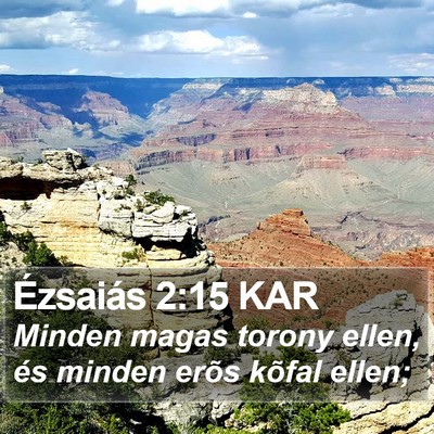 Ézsaiás 2:15 KAR Bible Verse Image