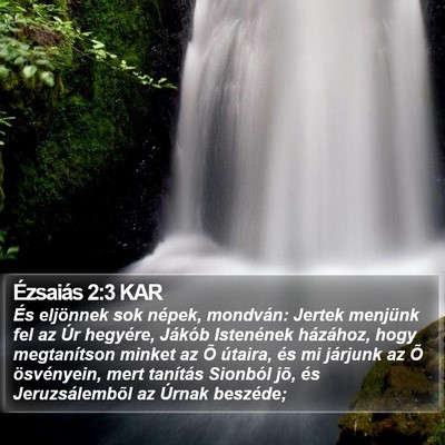 Ézsaiás 2:3 KAR Bible Verse Image