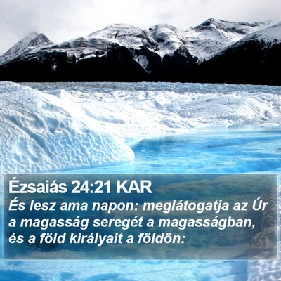 Ézsaiás 24:21 KAR Bible Verse Image