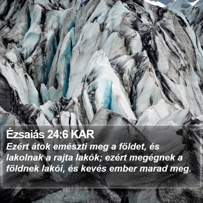 Ézsaiás 24:6 KAR Bible Verse Image