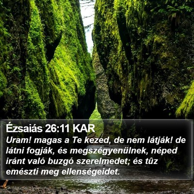 Ézsaiás 26:11 KAR Bible Verse Image