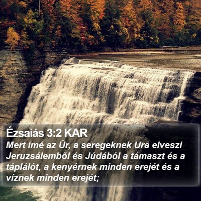 Ézsaiás 3:2 KAR Bible Verse Image