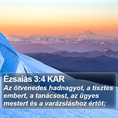 Ézsaiás 3:4 KAR Bible Verse Image
