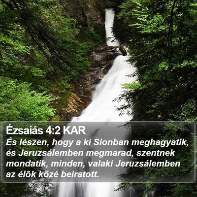 Ézsaiás 4:2 KAR Bible Verse Image