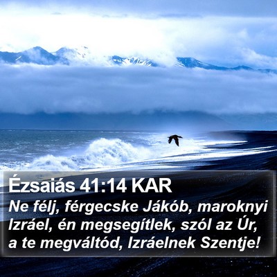 Ézsaiás 41:14 KAR Bible Verse Image