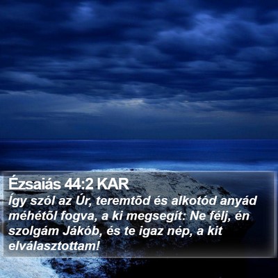 Ézsaiás 44:2 KAR Bible Verse Image