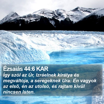Ézsaiás 44:6 KAR Bible Verse Image