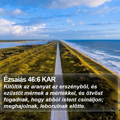 Ézsaiás 46:6 KAR Bible Verse Image