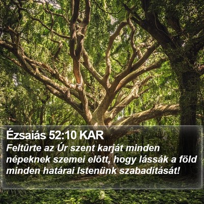 Ézsaiás 52:10 KAR Bible Verse Image