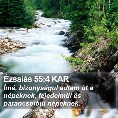 Ézsaiás 55:4 KAR Bible Verse Image