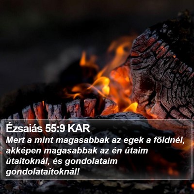Ézsaiás 55:9 KAR Bible Verse Image