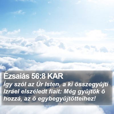 Ézsaiás 56:8 KAR Bible Verse Image