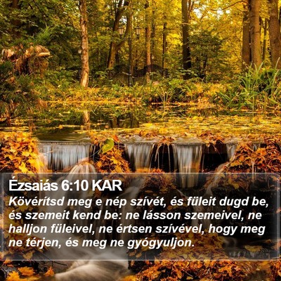 Ézsaiás 6:10 KAR Bible Verse Image