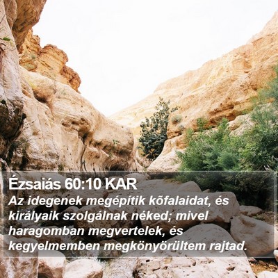 Ézsaiás 60:10 KAR Bible Verse Image