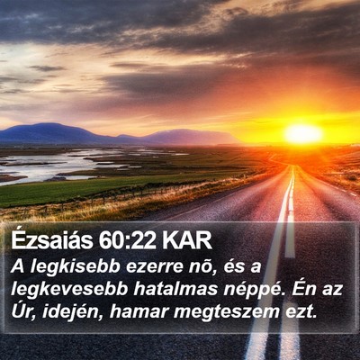 Ézsaiás 60:22 KAR Bible Verse Image