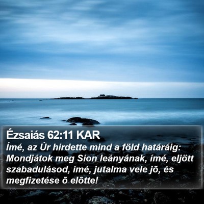 Ézsaiás 62:11 KAR Bible Verse Image