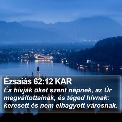 Ézsaiás 62:12 KAR Bible Verse Image