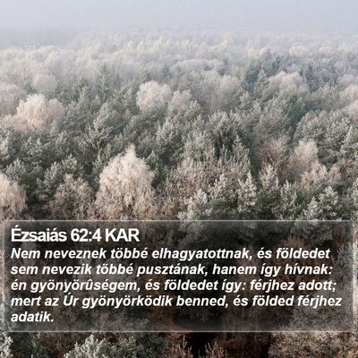 Ézsaiás 62:4 KAR Bible Verse Image