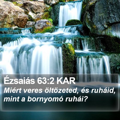 Ézsaiás 63:2 KAR Bible Verse Image