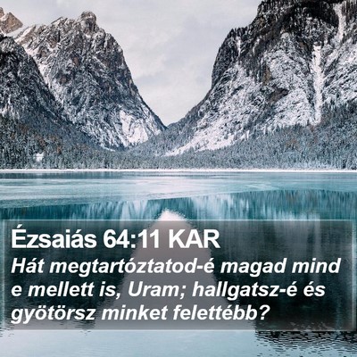 Ézsaiás 64:11 KAR Bible Verse Image