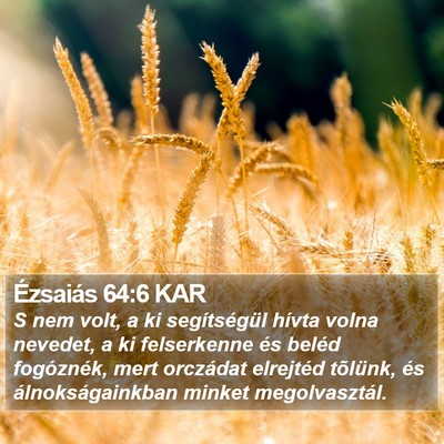 Ézsaiás 64:6 KAR Bible Verse Image