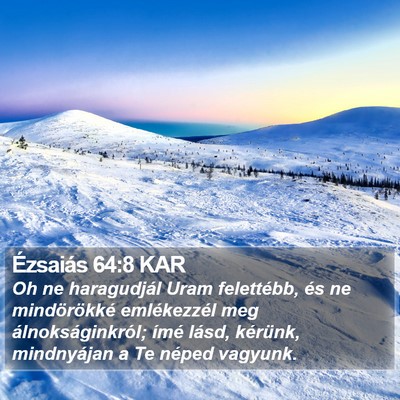 Ézsaiás 64:8 KAR Bible Verse Image