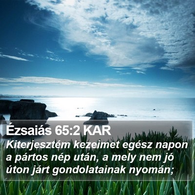 Ézsaiás 65:2 KAR Bible Verse Image