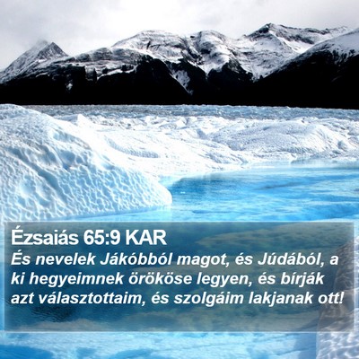 Ézsaiás 65:9 KAR Bible Verse Image