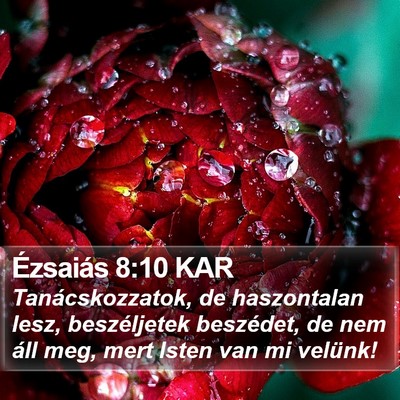 Ézsaiás 8:10 KAR Bible Verse Image