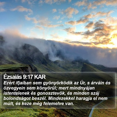 Ézsaiás 9:17 KAR Bible Verse Image