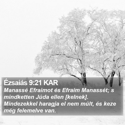 Ézsaiás 9:21 KAR Bible Verse Image