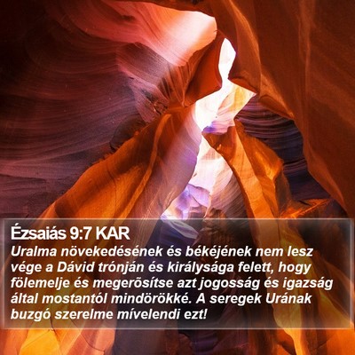 Ézsaiás 9:7 KAR Bible Verse Image