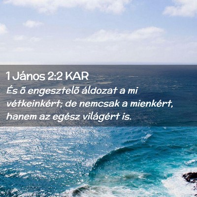Picture 02 - 1 János 2:2 KAR - És õ engesztelõ áldozat a mi vétkeinkért; - Bible Verse Picture