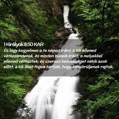 Picture 02 - 1 Királyok 8:50 KAR - És légy kegyelmes a te néped iránt, a kik - Bible Verse Picture