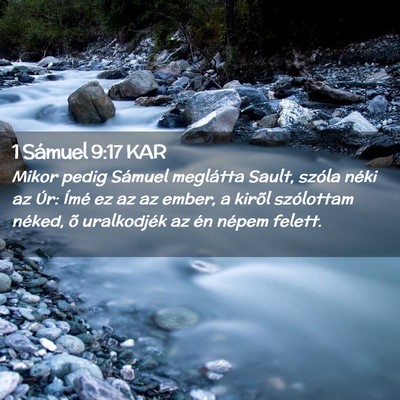 Picture 02 - 1 Sámuel 9:17 KAR - Mikor pedig Sámuel meglátta Sault, szóla néki - Bible Verse Picture