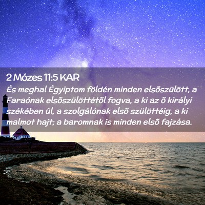 Picture 02 - 2 Mózes 11:5 KAR - És meghal Égyiptom földén minden - Bible Verse Picture