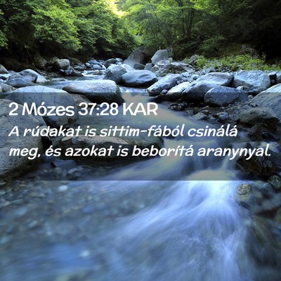 Picture 02 - 2 Mózes 37:28 KAR - A rúdakat is sittim-fából csinálá meg, és - Bible Verse Picture