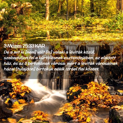Picture 02 - 3 Mózes 25:33 KAR - De a mit ki [nem] vált [is] valaki a léviták - Bible Verse Picture
