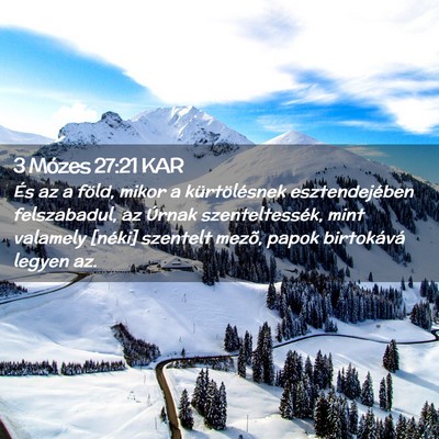 Picture 02 - 3 Mózes 27:21 KAR - És az a föld, mikor a kürtölésnek - Bible Verse Picture