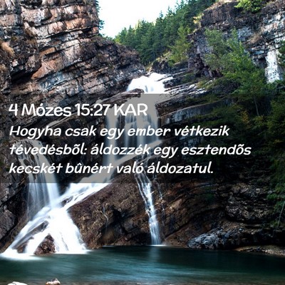 Picture 02 - 4 Mózes 15:27 KAR - Hogyha csak egy ember vétkezik tévedésbõl: - Bible Verse Picture