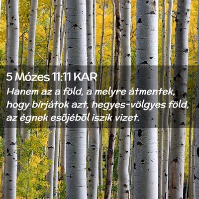 Picture 02 - 5 Mózes 11:11 KAR - Hanem az a föld, a melyre átmentek, hogy - Bible Verse Picture