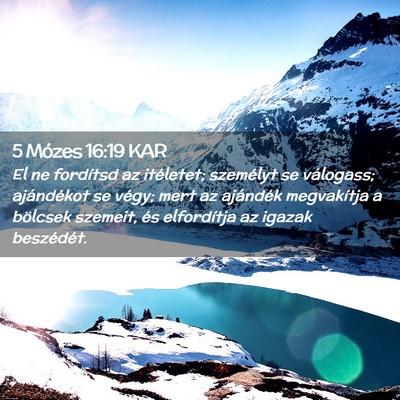 Picture 02 - 5 Mózes 16:19 KAR - El ne fordítsd az itéletet; személyt se - Bible Verse Picture