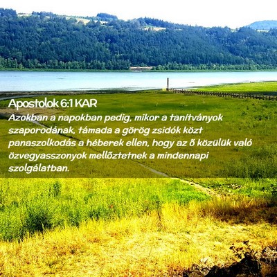 Picture 02 - Apostolok 6:1 KAR - Azokban a napokban pedig, mikor a tanítványok - Bible Verse Picture
