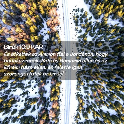 Picture 02 - Bírák 10:9 KAR - És átkeltek az Ammon fiai a Jordánon, hogy - Bible Verse Picture