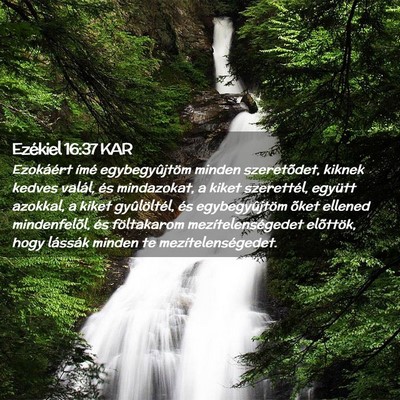 Picture 02 - Ezékiel 16:37 KAR - Ezokáért ímé egybegyûjtöm minden - Bible Verse Picture