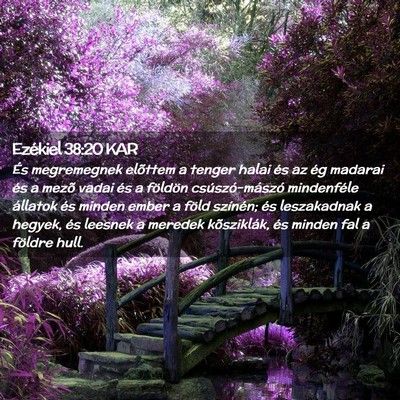 Picture 02 - Ezékiel 38:20 KAR - És megremegnek elõttem a tenger halai és az - Bible Verse Picture